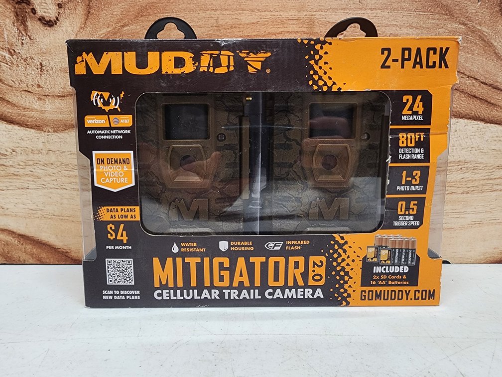 Muddy Mitigator 2.0 2pk Cellular Trail Camera
