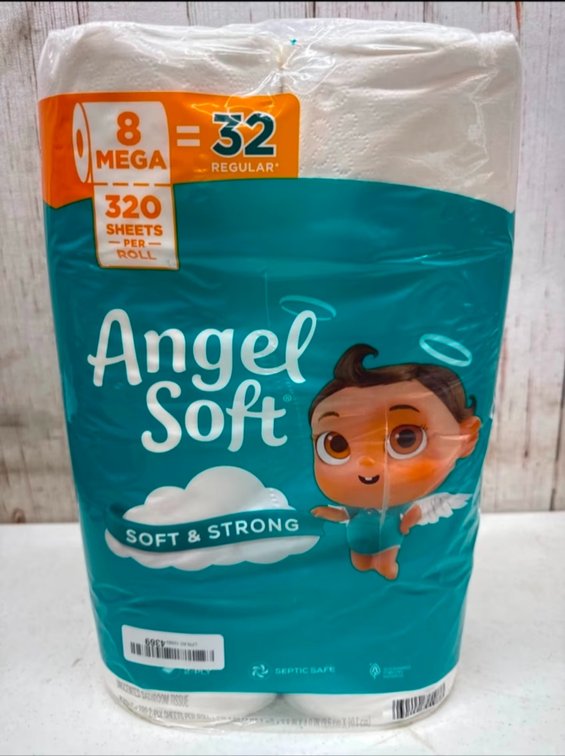 8 Mega Rolls Angel Soft TP