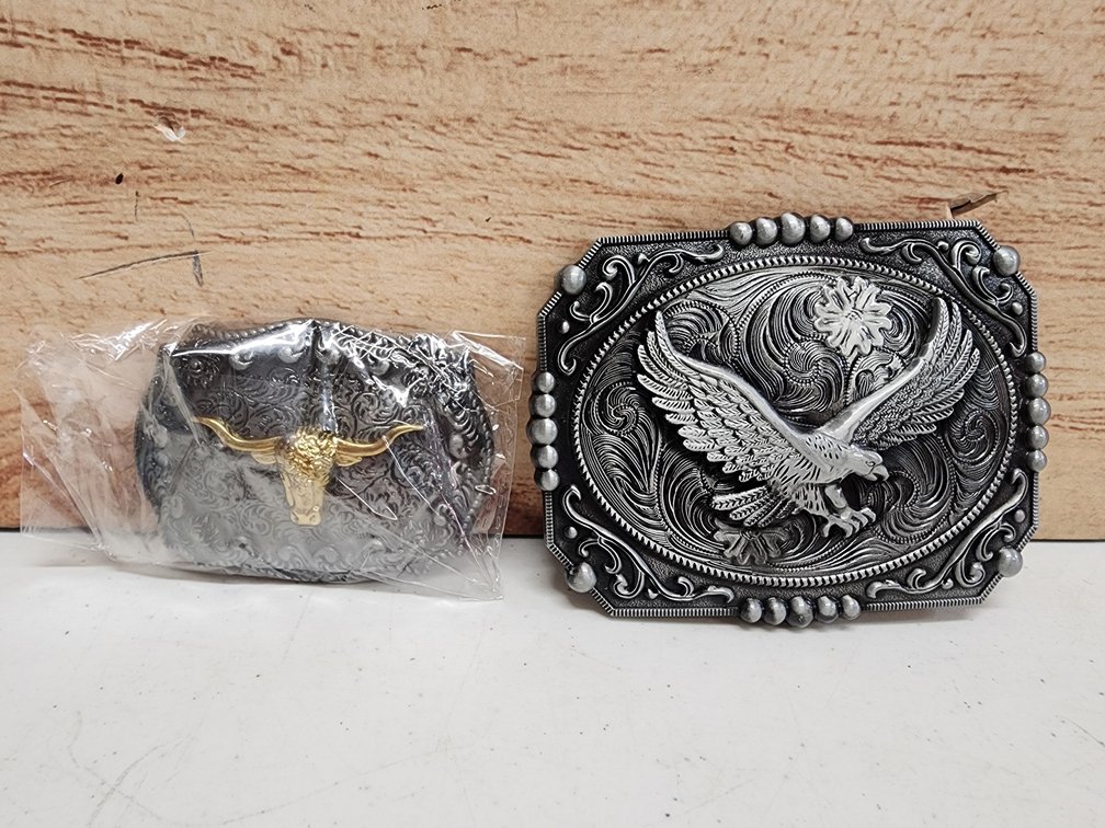 His and Hers Western Belt Buckle
