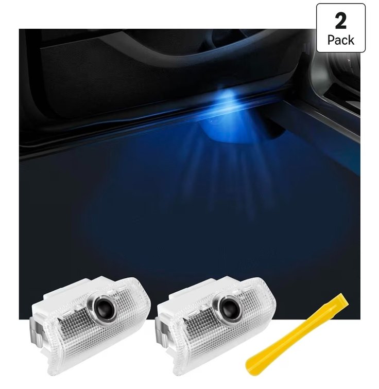 No Fade Car Door Lights Logo Compatible with Infiniti, LED Welcome Lights Accessories for Q50 Q60 Q70 G25 G37 QX50/56/60/70/80 M25/35/37/45/56 FX35/37/45/50 EX25/35/37