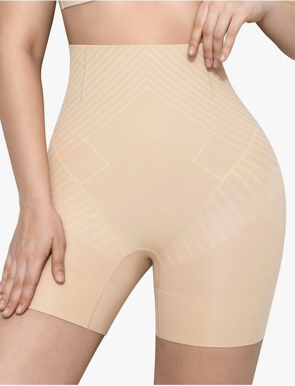 Womens M KLVEE High Waisted Shapewear Tummy Control Shorts for Women, Body Shaper, Seamless Shaping Thigh Slimmer Under Dress