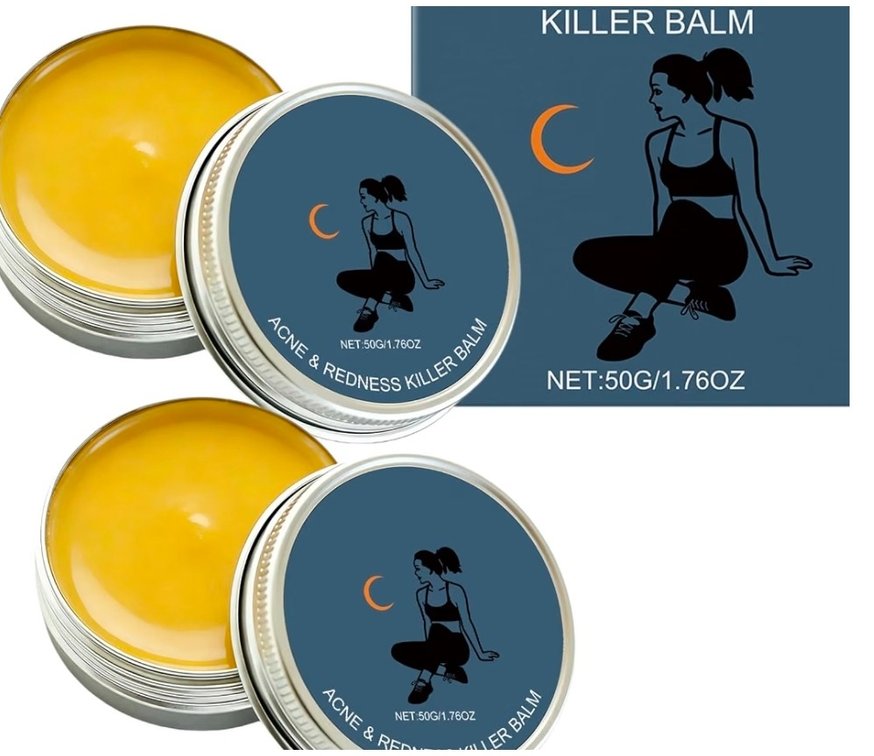 Acne and Redness Balm for Sensitive Skin, Soothing & Calming Skin Comfort Balm, Lightweight Daily Care for Blemish-Prone Skin, Non-Greasy Formula, 50g (2pcs)
