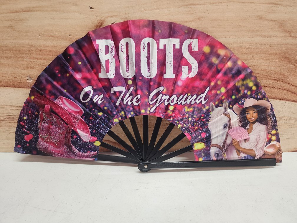 13'' Large Fan Clack Fan Clacking Fans for Line Dancing Hand Fan Foldable Fan For Cowgirl