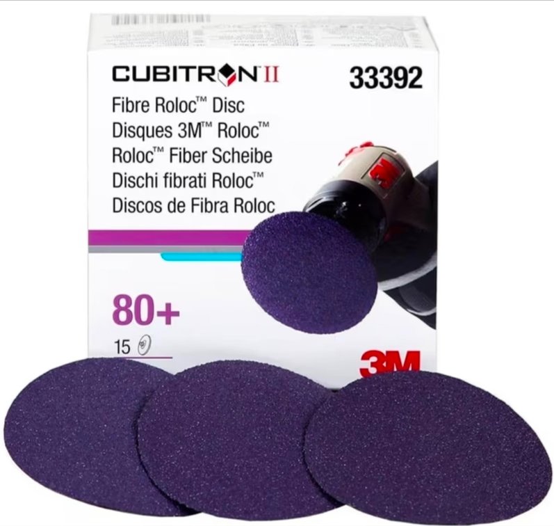 3m 3M-33392 3 Cubitron Ii Fibre Roloc 80+ Grade Disc