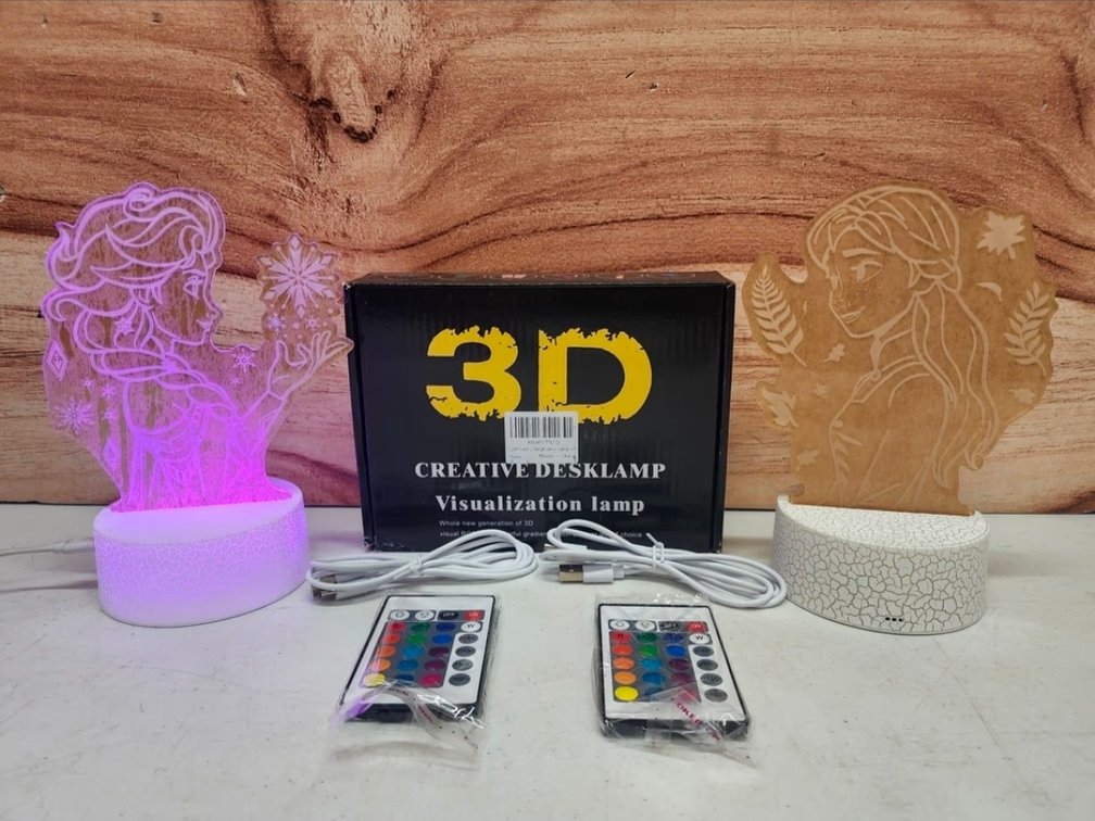 (2) Creative 3D Desklamp