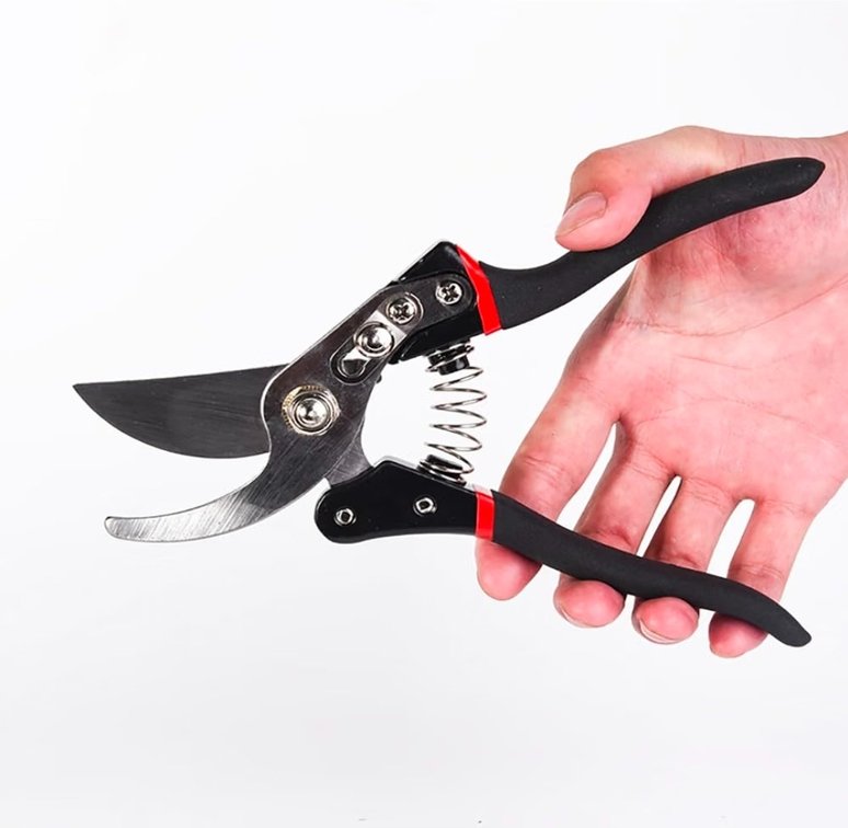Pruning Shears, Sharp Handheld Heavy Duty Garden Hedge Clippers/Scissors Pruners Tools, High Carbon Steel Plant Shears Use for Gardening Pruners, Floral Shrubs and Vines