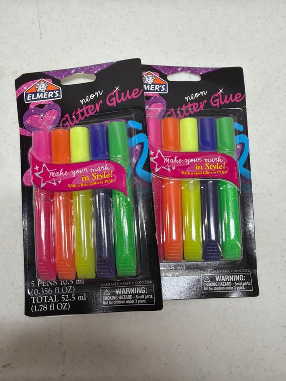 2 packs Elmers Glitter Glue