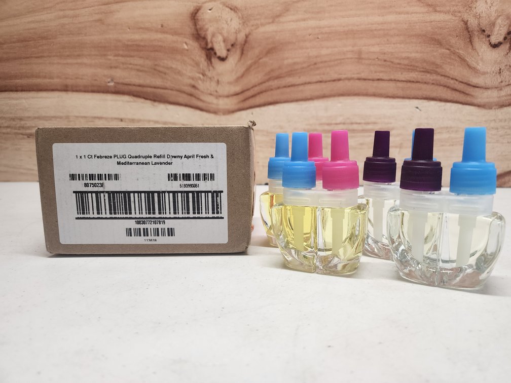 Febreze Quadruple Refill Downy April Fresh & Mediterranean Lavender