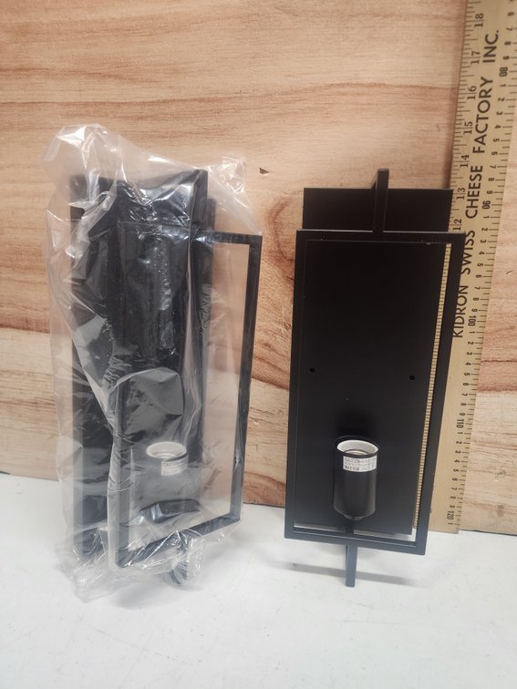 2 Metal Farmhouse Style Indoor Wall Mount Light
