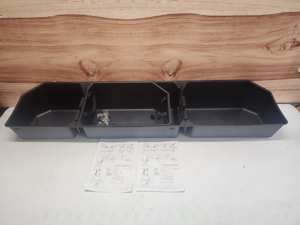 Truck back seat Underneath Storage Organizer 12 1/2in x 56in x 7 1/2in