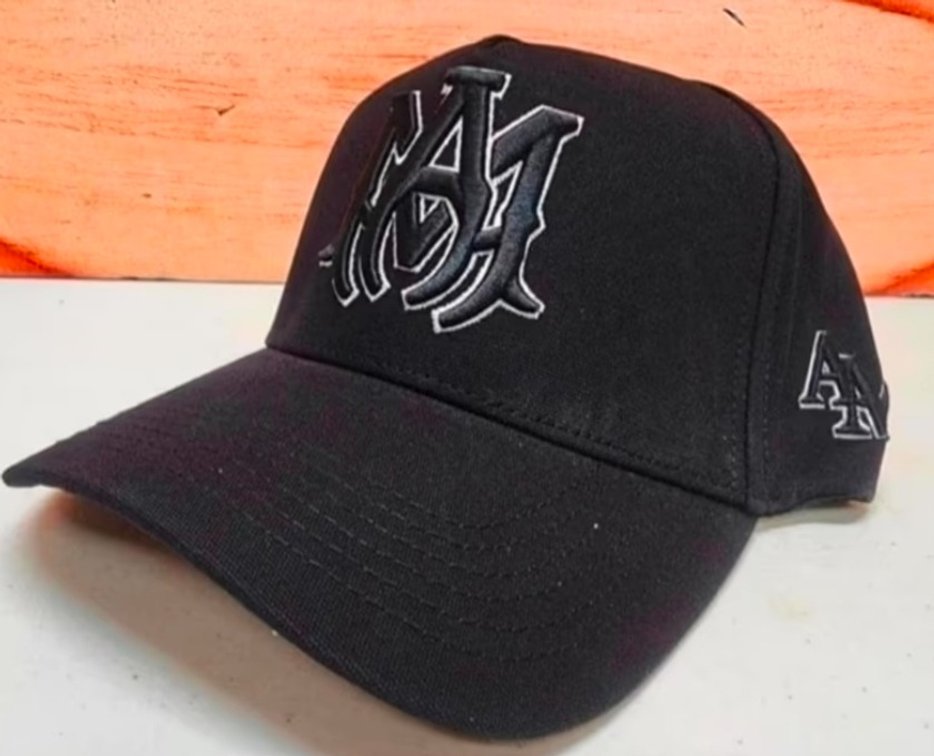 Designer Amiri cotton trucker hat