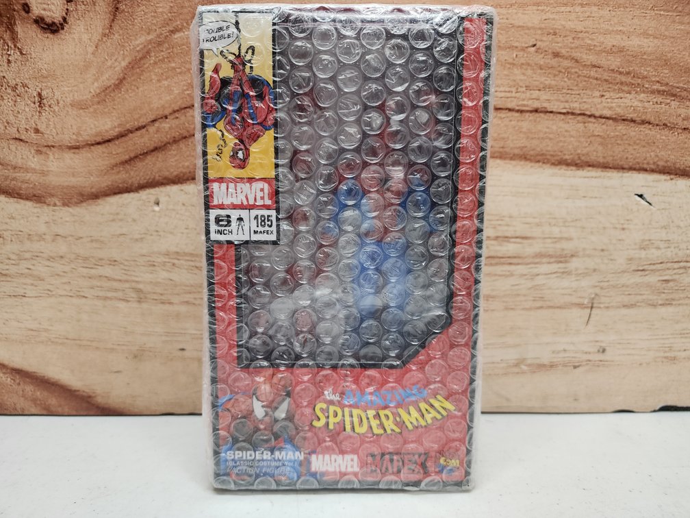 COLLECTORS!!! MEDICOM TOY) MAFEX No.185 Spider-Man Spider-Man (Classic Costume Ver.) Total Height Approx. 6.1 inches