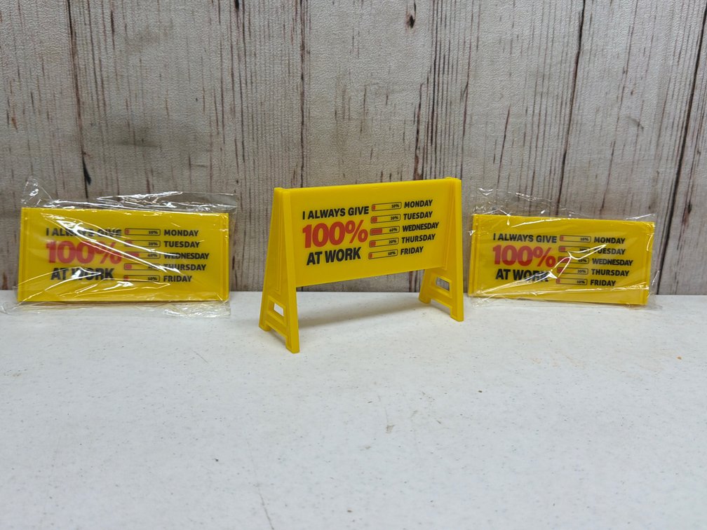 (3) funny little desk signs