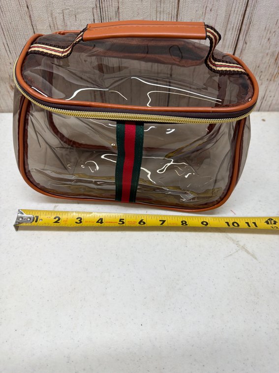Clear heavy duty hand bag