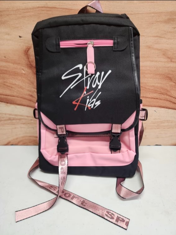 Fashion Men Women Stray Kids Laptop Backpack with USB Port Business Backbag Multifunctional Multi Compartment School bag