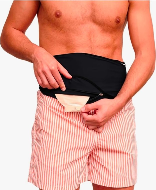 SIIL Ostomy Belt for Men & Women | FSA & FHA Approved | Premium Ostomy Bag Covers | Sports & Swimming | Colostomy Belts, Illeostomy Covers | Ostomy Wrap (Improved Zipper & Velcros) Made in EU