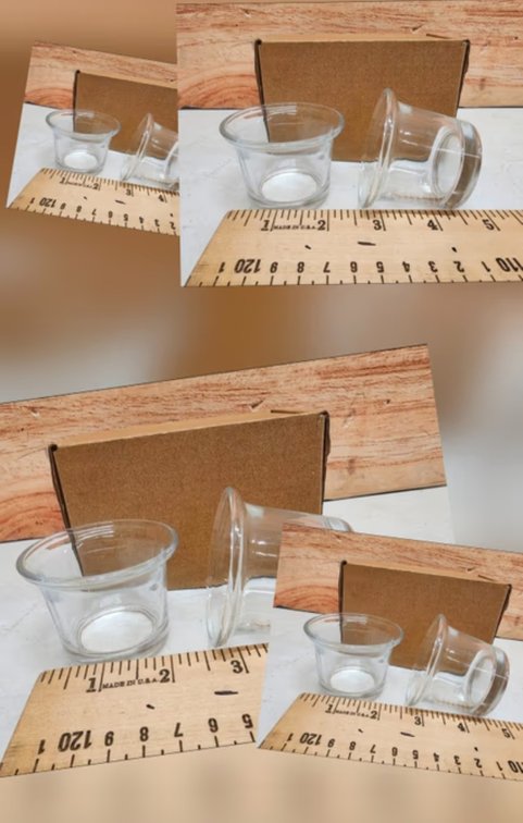 (8)Glass Bird Feeder/Water Bowl