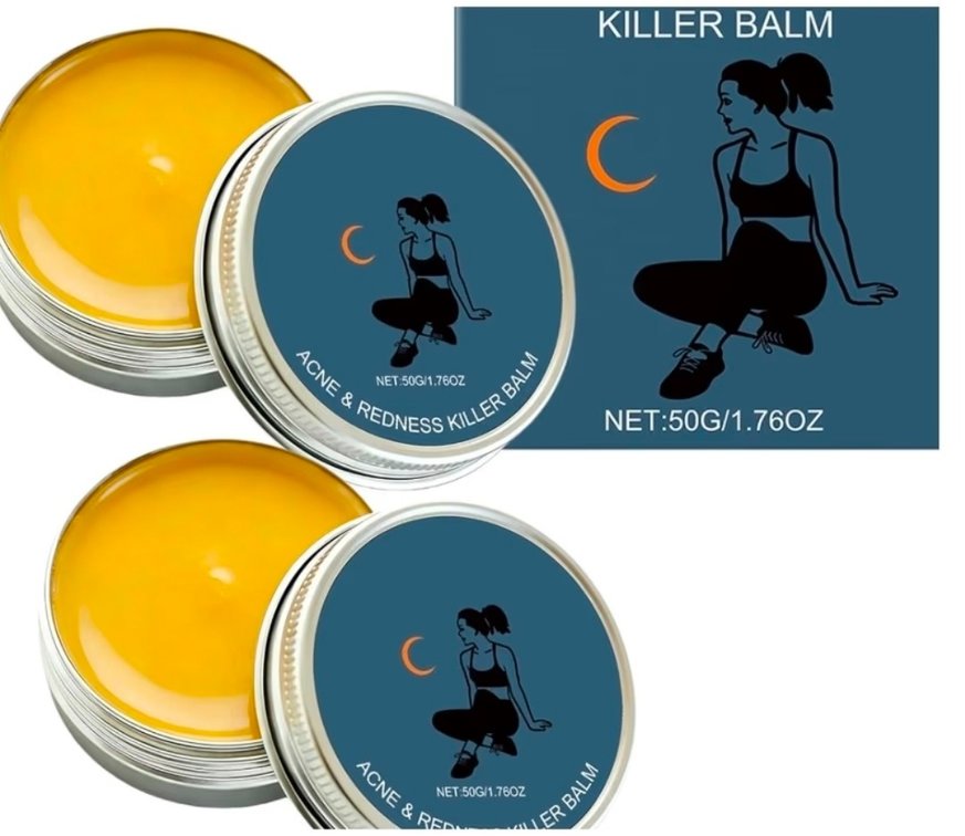 Acne and Redness Balm for Sensitive Skin, Soothing & Calming Skin Comfort Balm, Lightweight Daily Care for Blemish-Prone Skin, Non-Greasy Formula, 50g (2pcs)