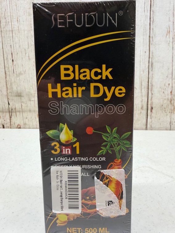 Sefudun Black Hair Dye Shampoo