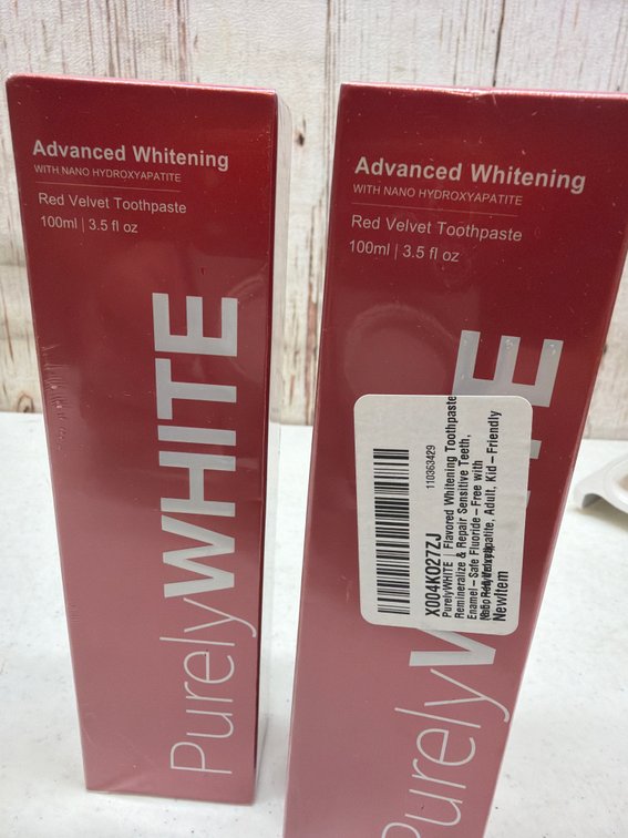 (2) Purely White Red Velvet toothpaste