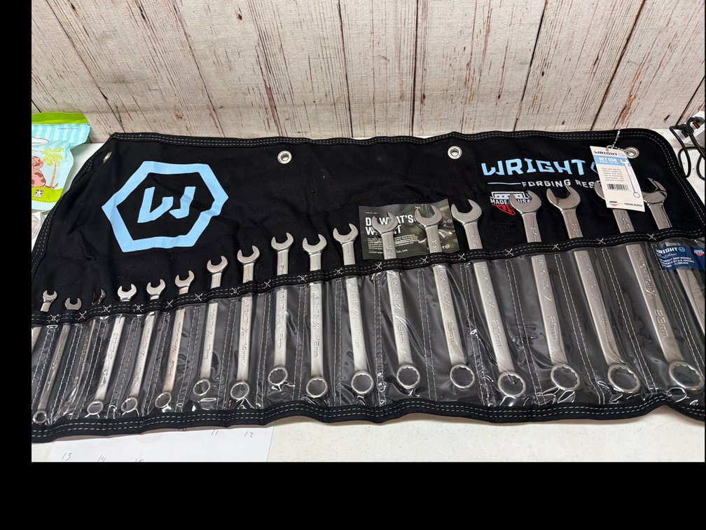 Wright Tools 18 piece 7mm-24mm wrench set