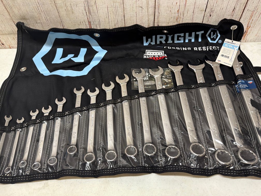Wright Tools 15 piece- 5/16- 1 1/4” wrench set
