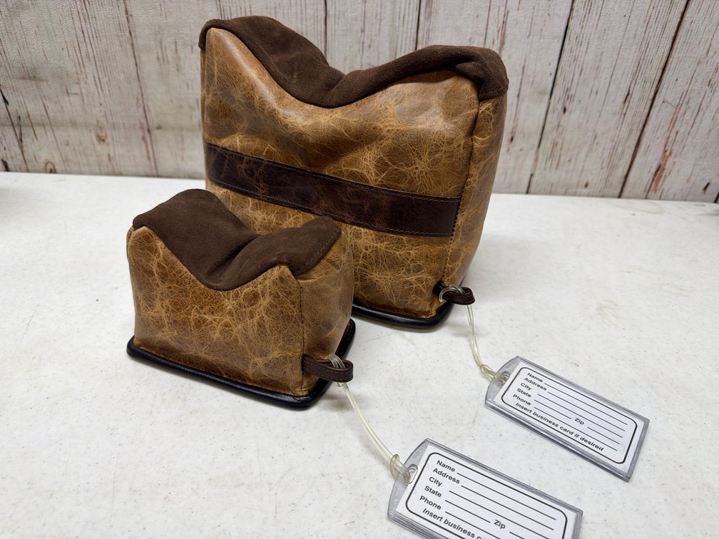 Pro Ear leather American Bison shooting bags