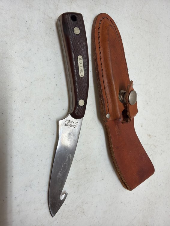 Old Timer (older) gut hook knife