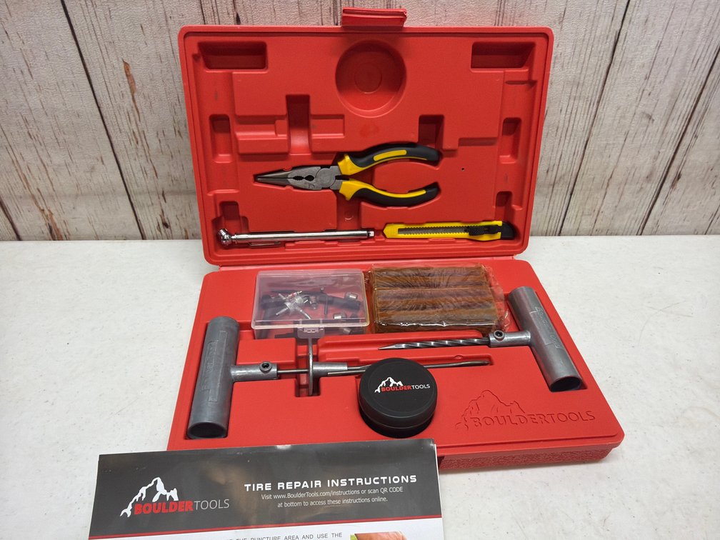 Boulder tire repair kit