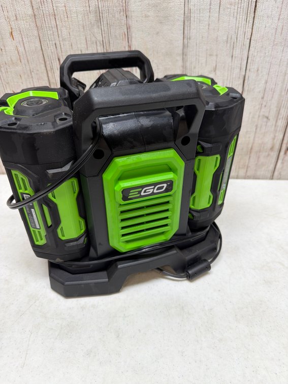 EGO Charging bank with 2 56V batteries