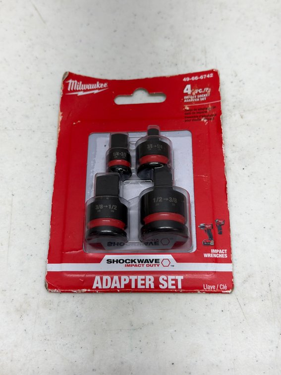 Milwaukee four piece adapter set