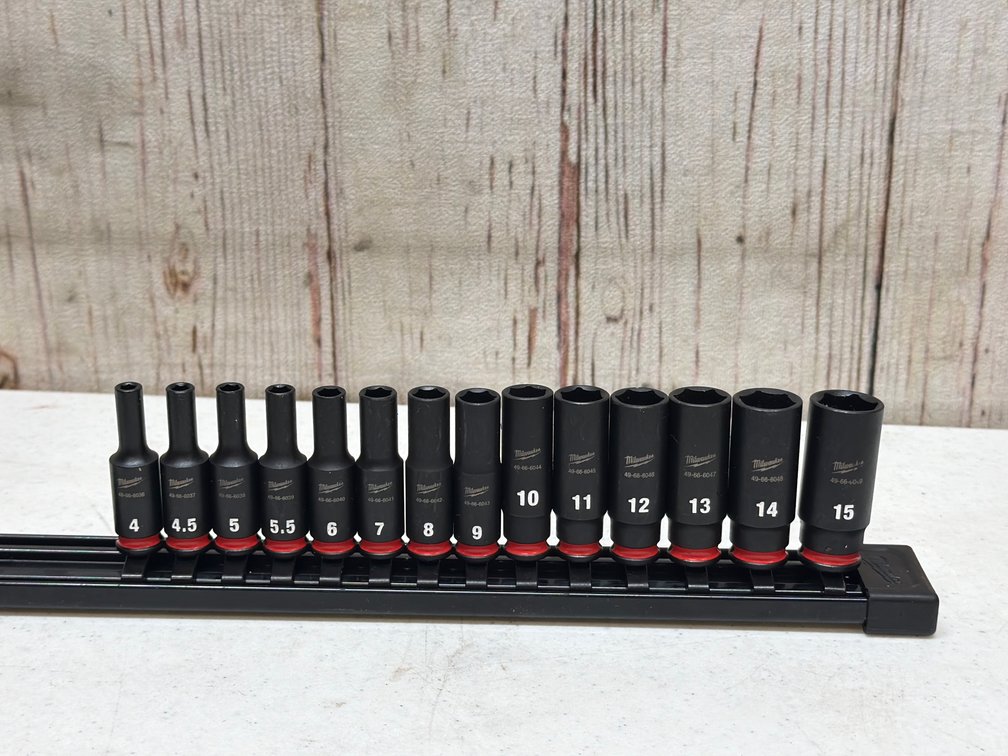 Milwaukee 1/4” deep 4 mm through 15 mm
