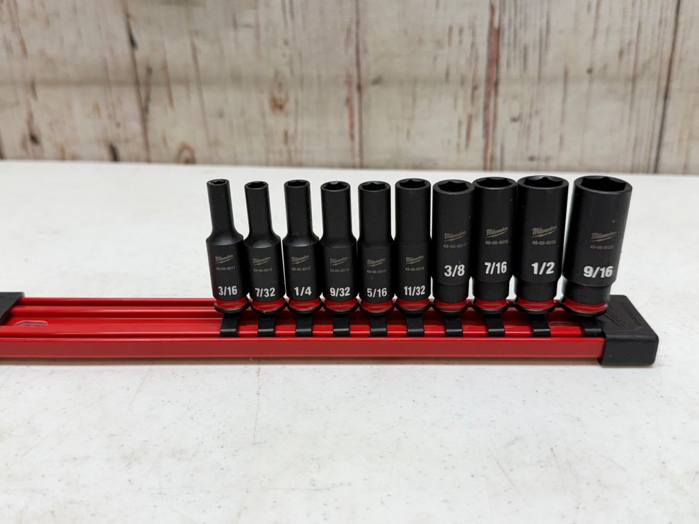 Milwaukee 1/4”  standard deep well