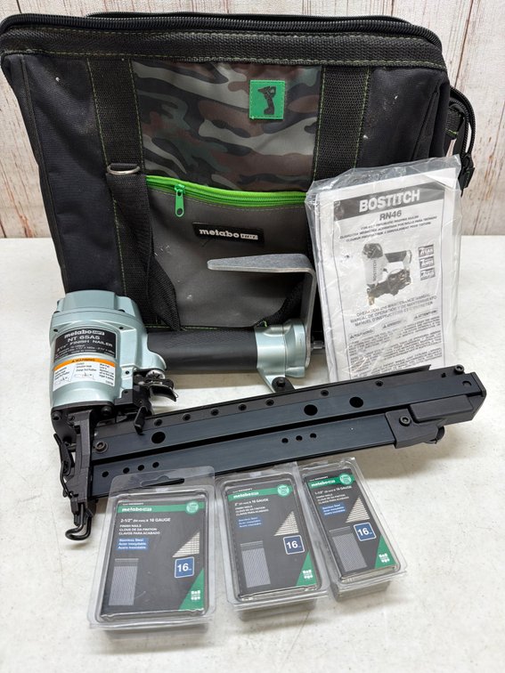 Metabo NT 65A5 2 1/2” finish nailer