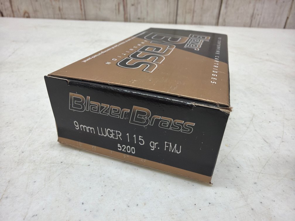 50rd Blazer 9mm 115gr.