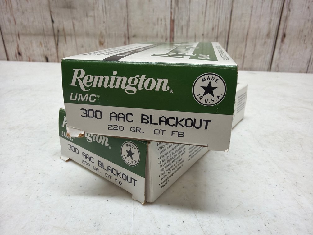 (2) 20rd Rem 300 AAC Blackout 220gr