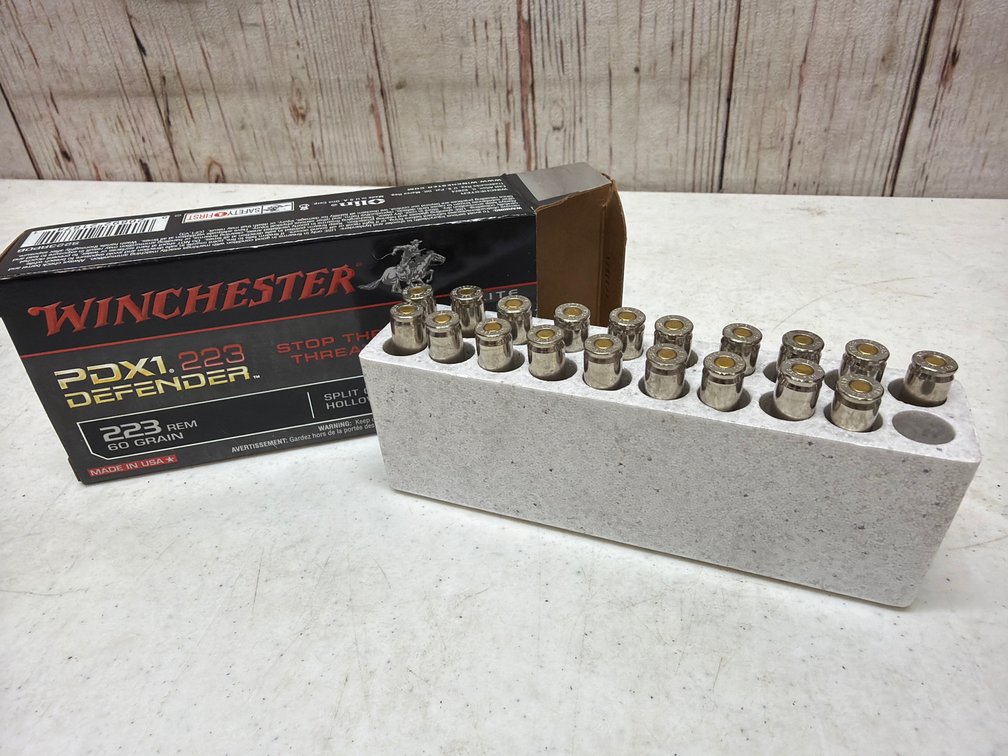 19rds Win .223 PDX1 Defender 60gr.