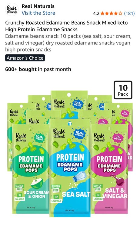 Crunchy Roasted Edamame Beans Snack Mixed keto High Protein Edamame Snacks