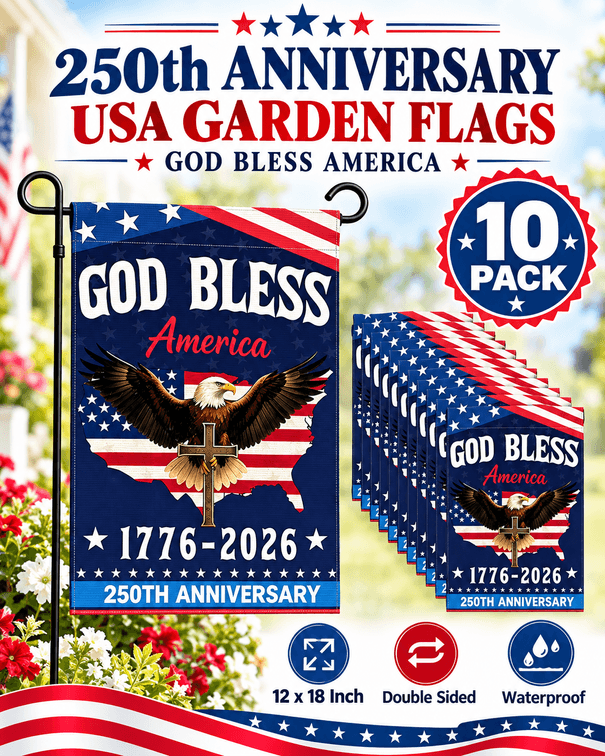 $50 value 10 pack flowerbed banners (give them the friends)