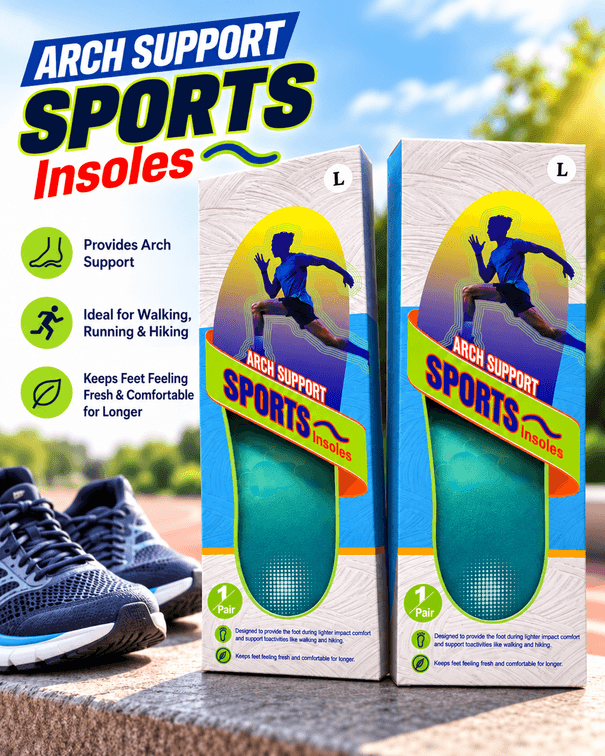 2 sets size L arch support inserts