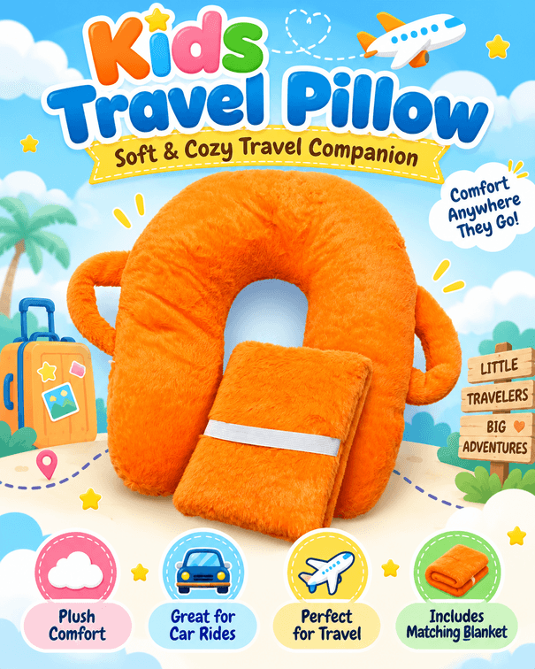 Retails $30 Kids large travel/body pillow