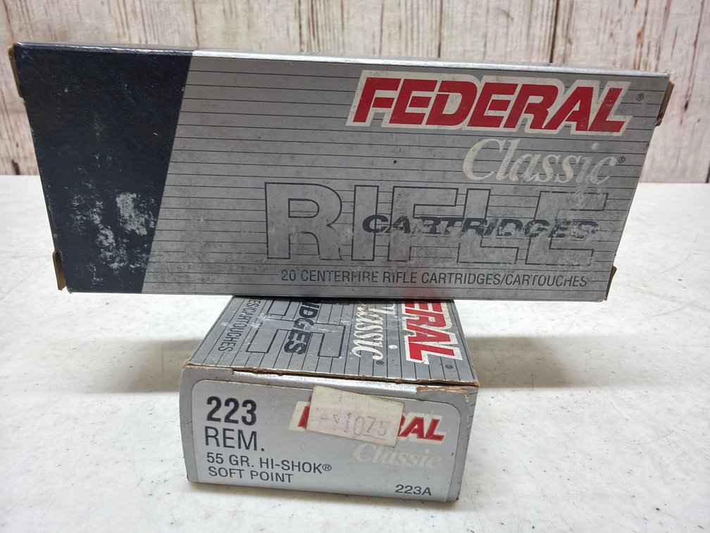 (2) Federal 20rd .223 55gr