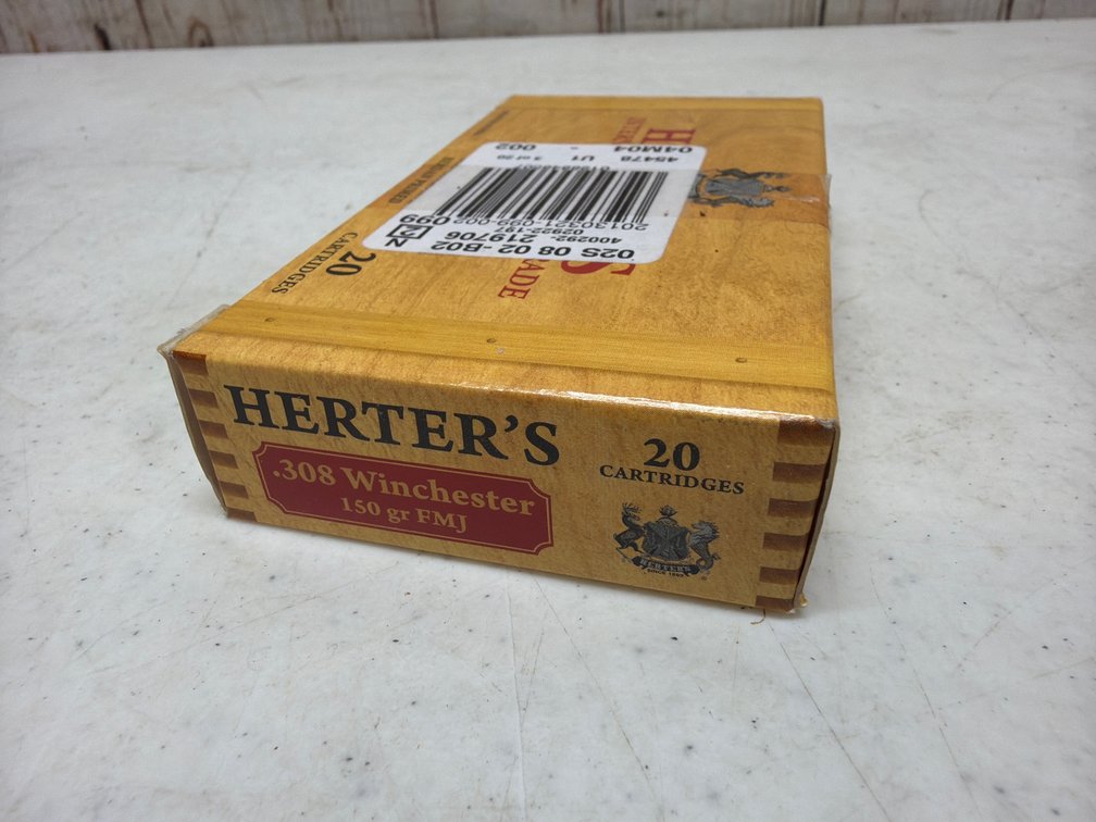 Herters 20rd .308 Win 150gr