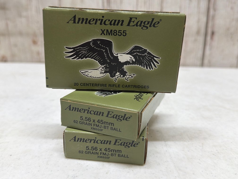 (3) AE XM 885 20rd 5.56x45mm 62gr.