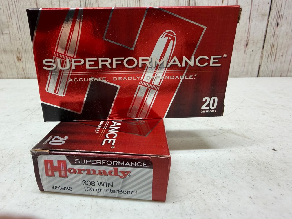 (2) Hornady Super 308 150gr
