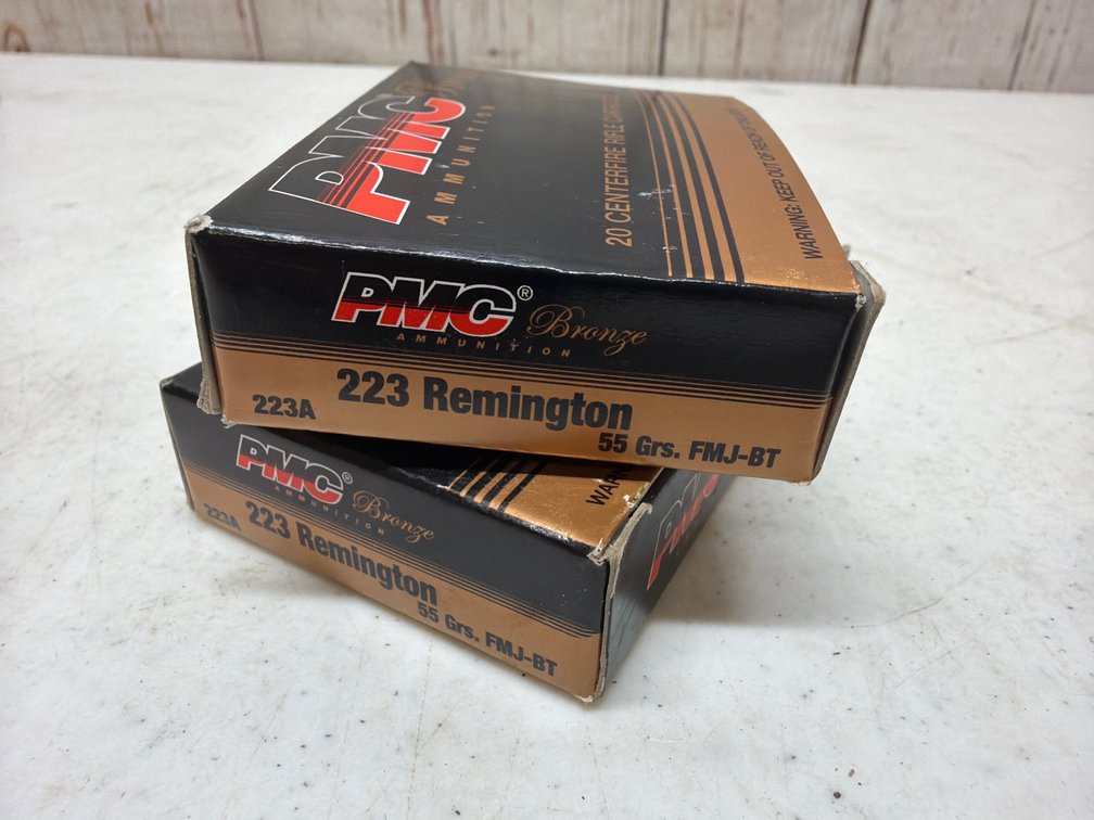 (2) PMC bronze 20rd .223 rem 55gr