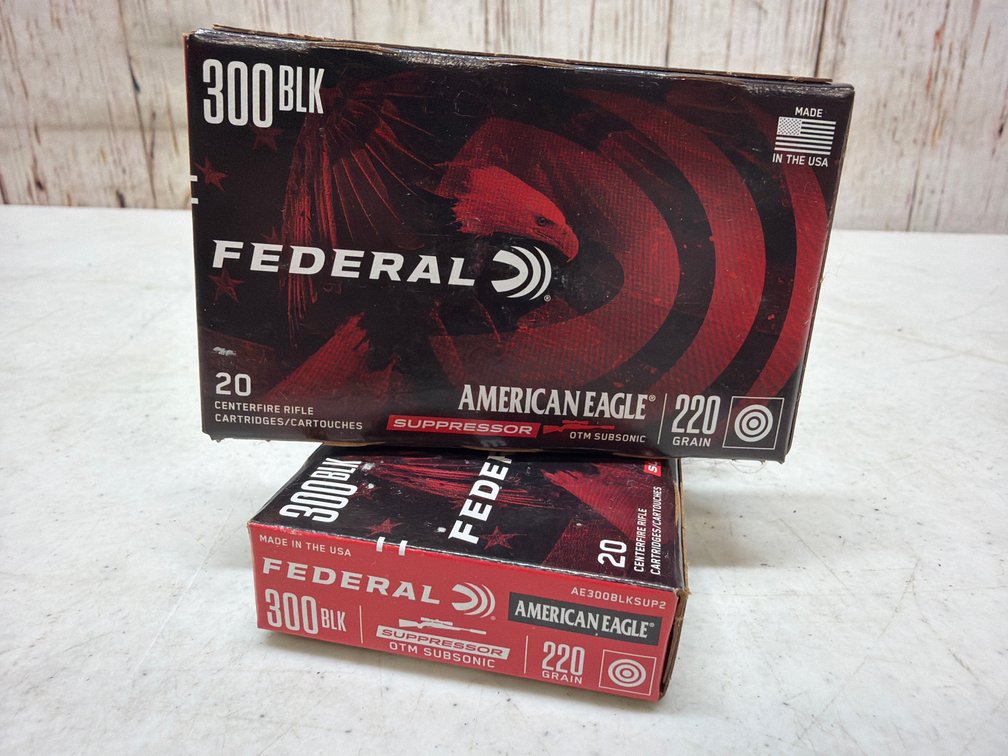 (2) Fed 20rd 300BLK 220gr.