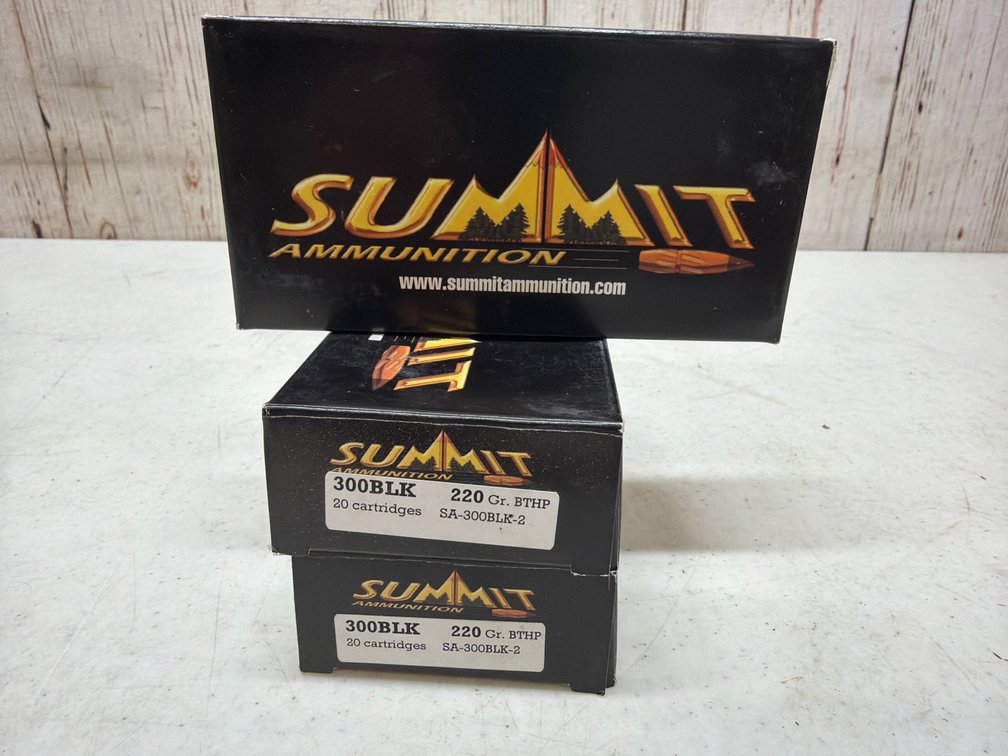 (3) Summit 20rd. 300BLK 220gr BTHP