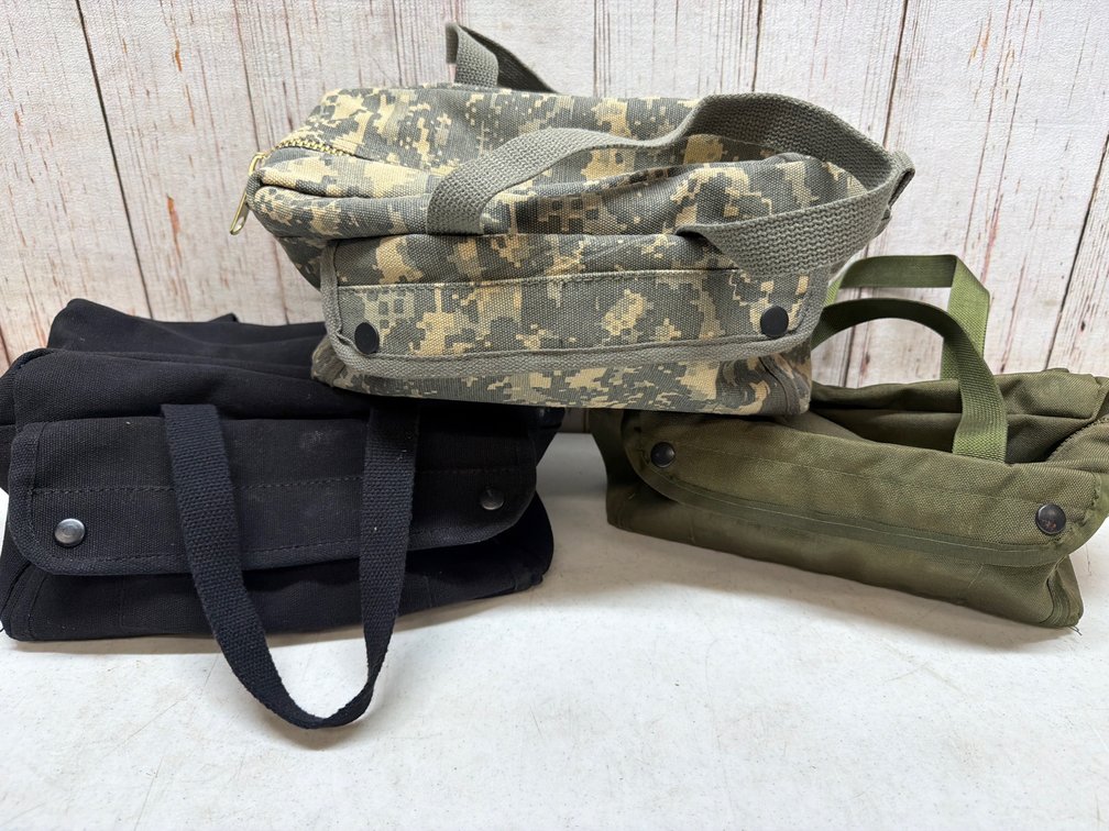 3 Rothco heavy combat bags