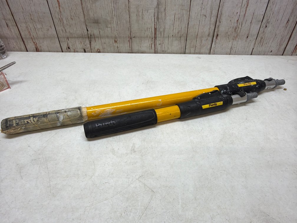 (2) purdy shorter ext paint poles